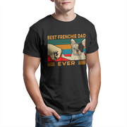 Best Frenchie Dad Ever     Men's T-Shirt