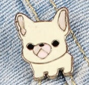 Cute Cartoon French Bulldog Backpack Pin