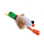 Plush Squeaky Mallard Duck Dog Toy