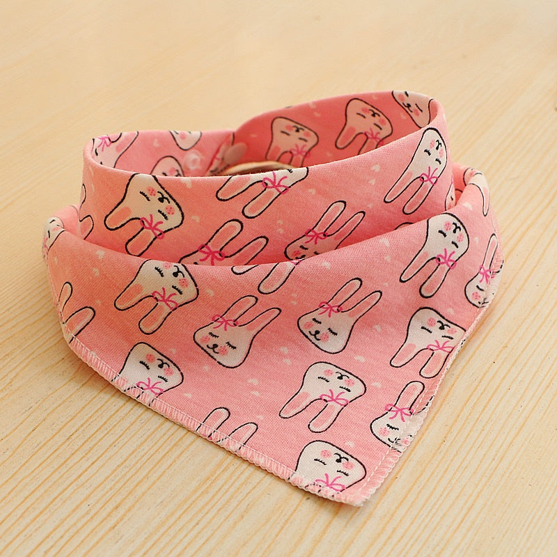 Pastel Patterned Cotton Dog Bandana