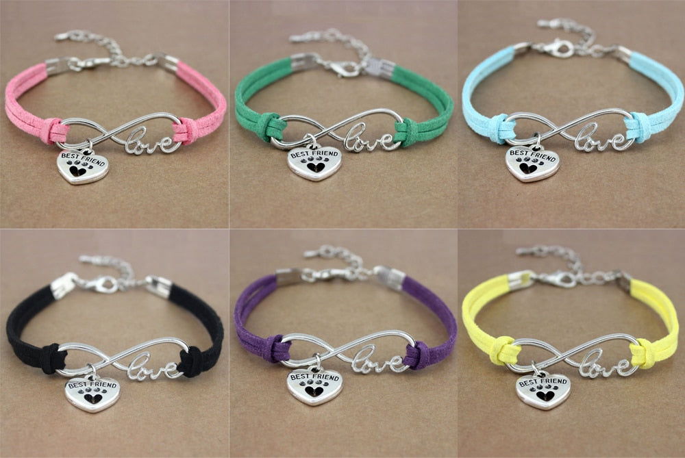 Best Friends Love Suede Rope Bracelet