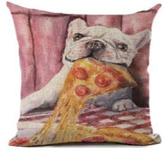 French Bulldog Tapestry Throw Pillow Cover