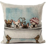 French Bulldog Tapestry Throw Pillow Cover