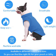 Cozy Medium-Weight Fleece Dog Vest