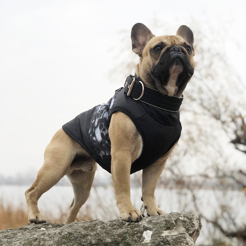 Waterproof Patterned Dog Puffer Vest