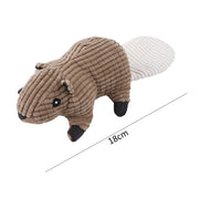 Assorted Animals Corduroy Stuffed Dog Toy