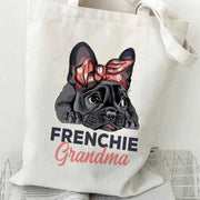 Frenchie Grandma Canvas Tote Bag