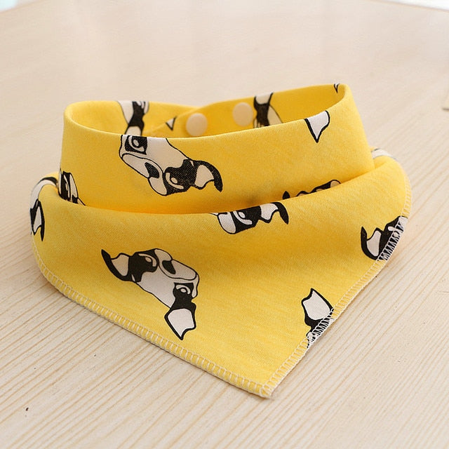 Pastel Patterned Cotton Dog Bandana