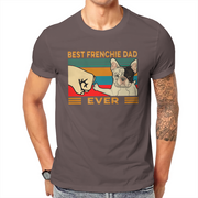 Best Frenchie Dad Ever     Men's T-Shirt