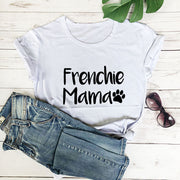 Frenchie Mama Paw Print Women's T-Shirt