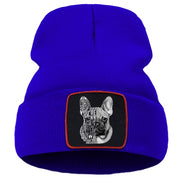 Word Art Frenchie Face Beanie Hat