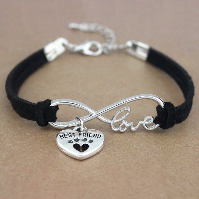 Best Friends Love Suede Rope Bracelet