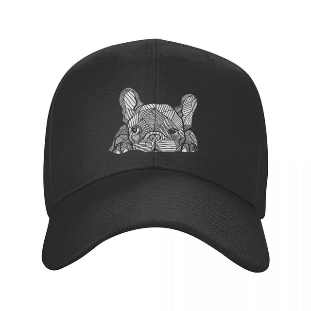 French Bulldog Zentangle Baseball Cap