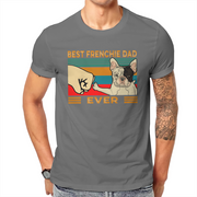 Best Frenchie Dad Ever     Men's T-Shirt