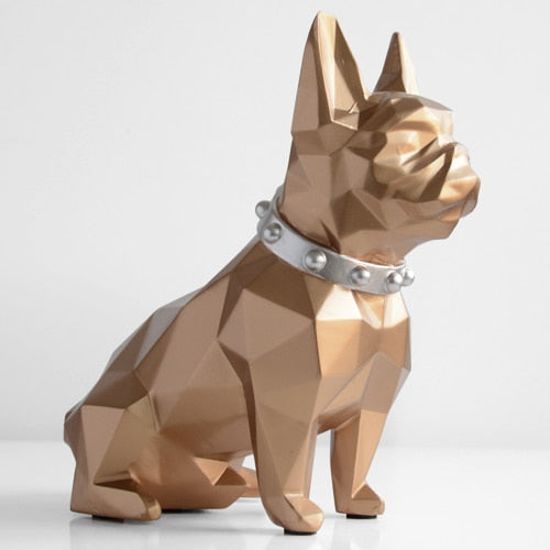 Petite Resin French Bulldog Coin Bank