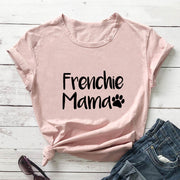 Frenchie Mama Paw Print Women's T-Shirt