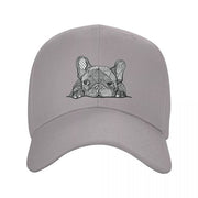 French Bulldog Zentangle Baseball Cap