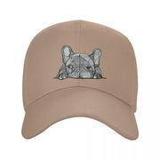 French Bulldog Zentangle Baseball Cap