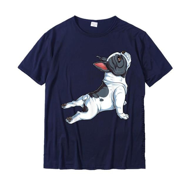 Namaste French Bulldog Yoga Men's T-Shirt