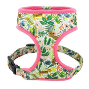 Bright Floral Print Nylon Dog Harness