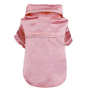 Luxury Silk Button-Front Dog Pajamas