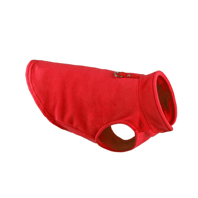 Cozy Medium-Weight Fleece Dog Vest