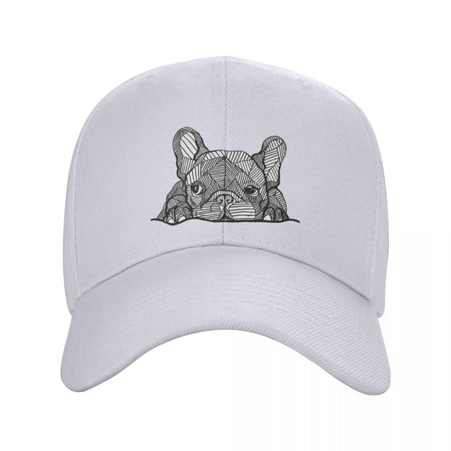 French Bulldog Zentangle Baseball Cap