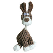 Funny Animals Corduroy Chew Dog Toy