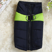 Waterproof Color Block Dog Puffer Vest