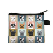 French Bulldog Zippered Coin Purse