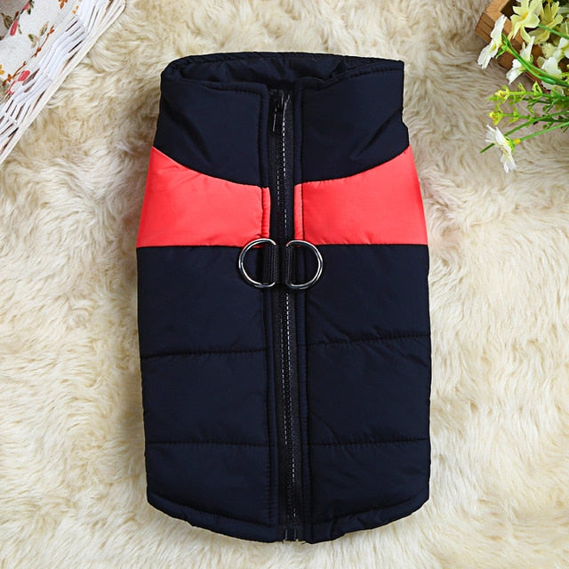 Waterproof Color Block Dog Puffer Vest